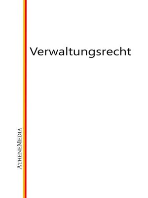 cover image of Verwaltungsrecht